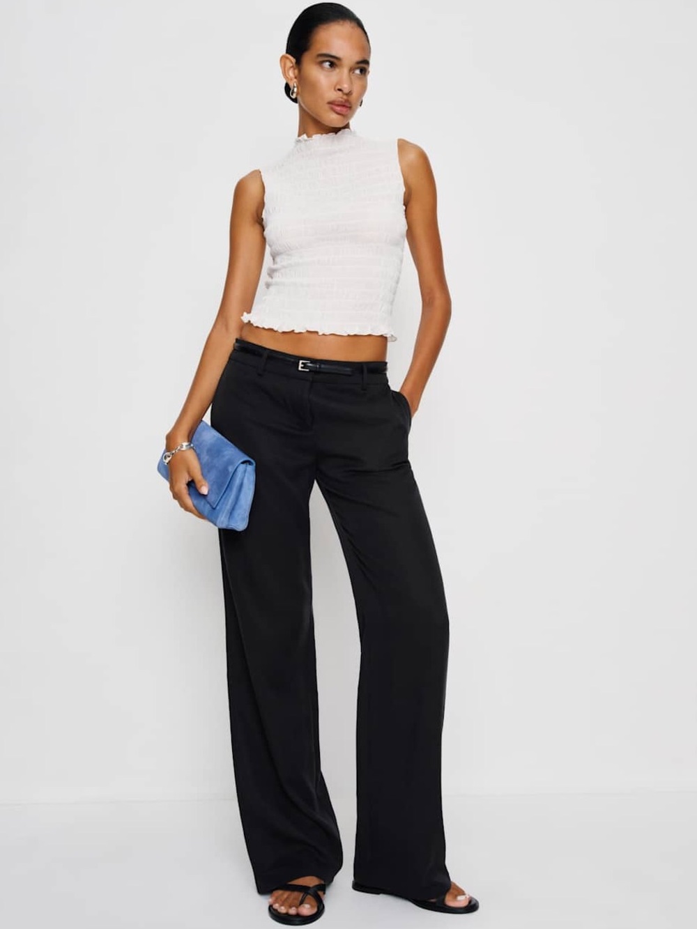 NWT REFORMATION Gisele Low Rise linen pants